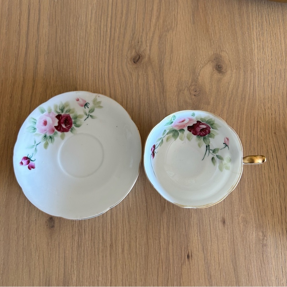 Demitasse Cup and Saucer made by Lefton - Picture 2 of 5